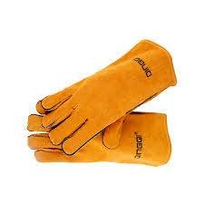 14" Leather welding gloves - dingqi 91005 | First Icon - Catlog