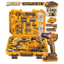 HKTHP41482 148pcs tools set with cordless drill