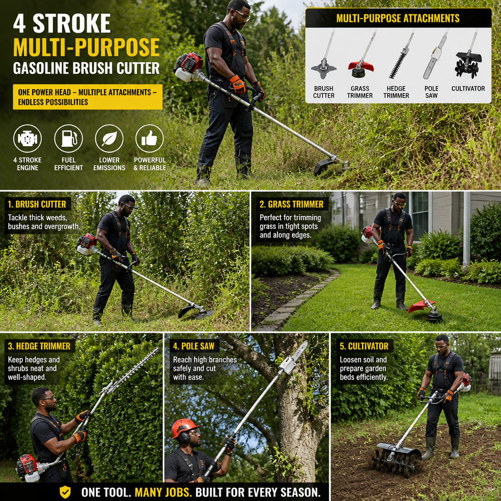 4 stroke multi purpose gasoline brush cutter 4 stroke multi purpose gasoline brush cutter