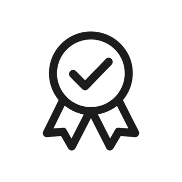 Home pngtree approved quality check icon in outline style vector png image 18473125