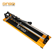 2026/06/1002853644.png - pricemagicgh.com Manual tile cutter with orange base and black cutting rail, used to score and snap ceramic tiles (Dingqi branded).