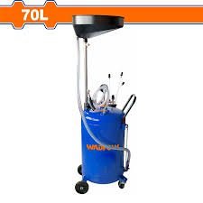 2026/06/1002860347.jpg - pricemagicgh.com Blue portable oil extractor on wheels with hoses and a tall intake tube, used for pumping automotive fluids.
