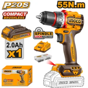 Ingco Compact Brushless Cordless Drill 20v CDLI205582